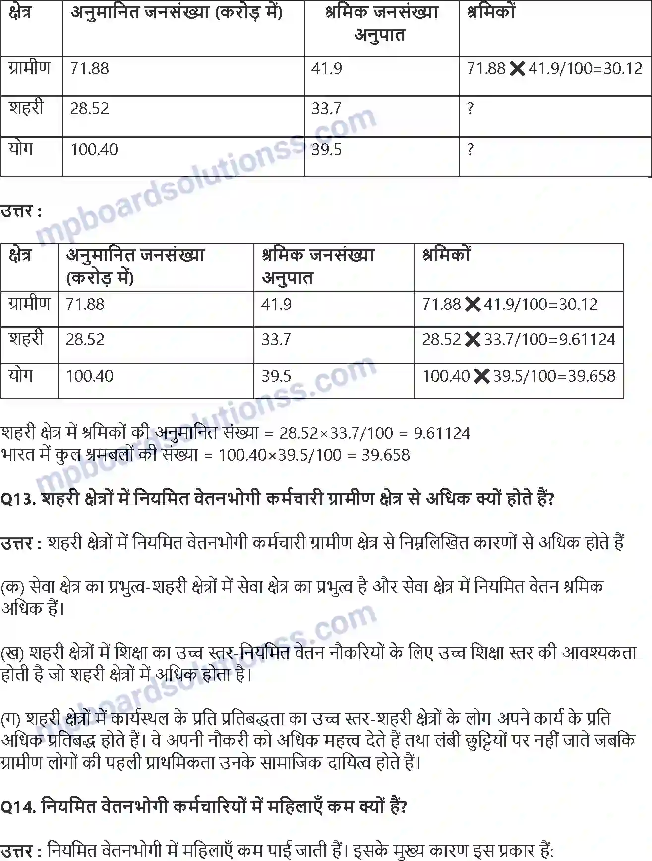 MP Board Book for Class 11 Economics रोजगार संवृद्धि, अनौपचारीकरण एवं अन्य मुद्दे Image 4