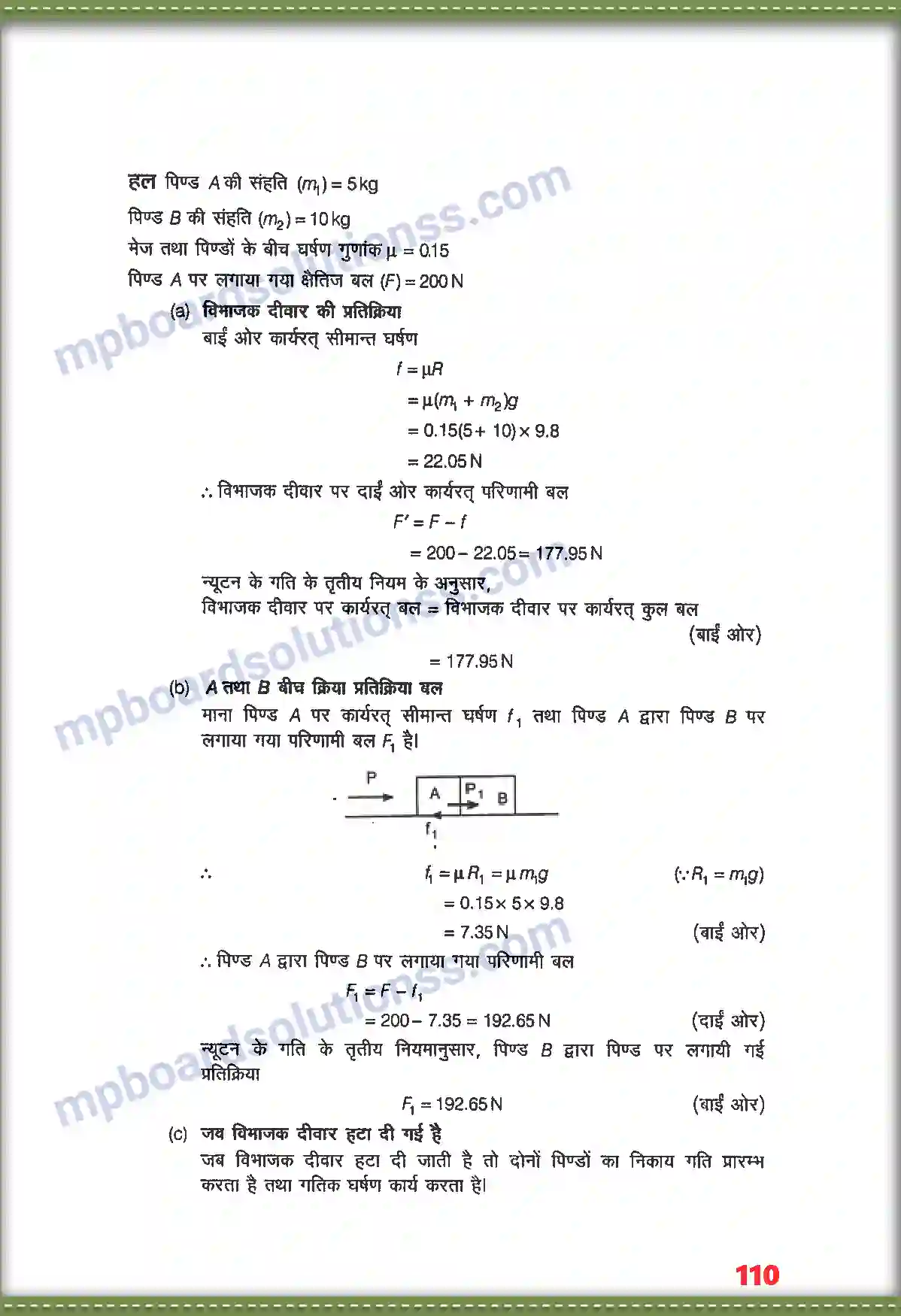 MP Board Book for Class 11 Physics गति के नियम Image 26