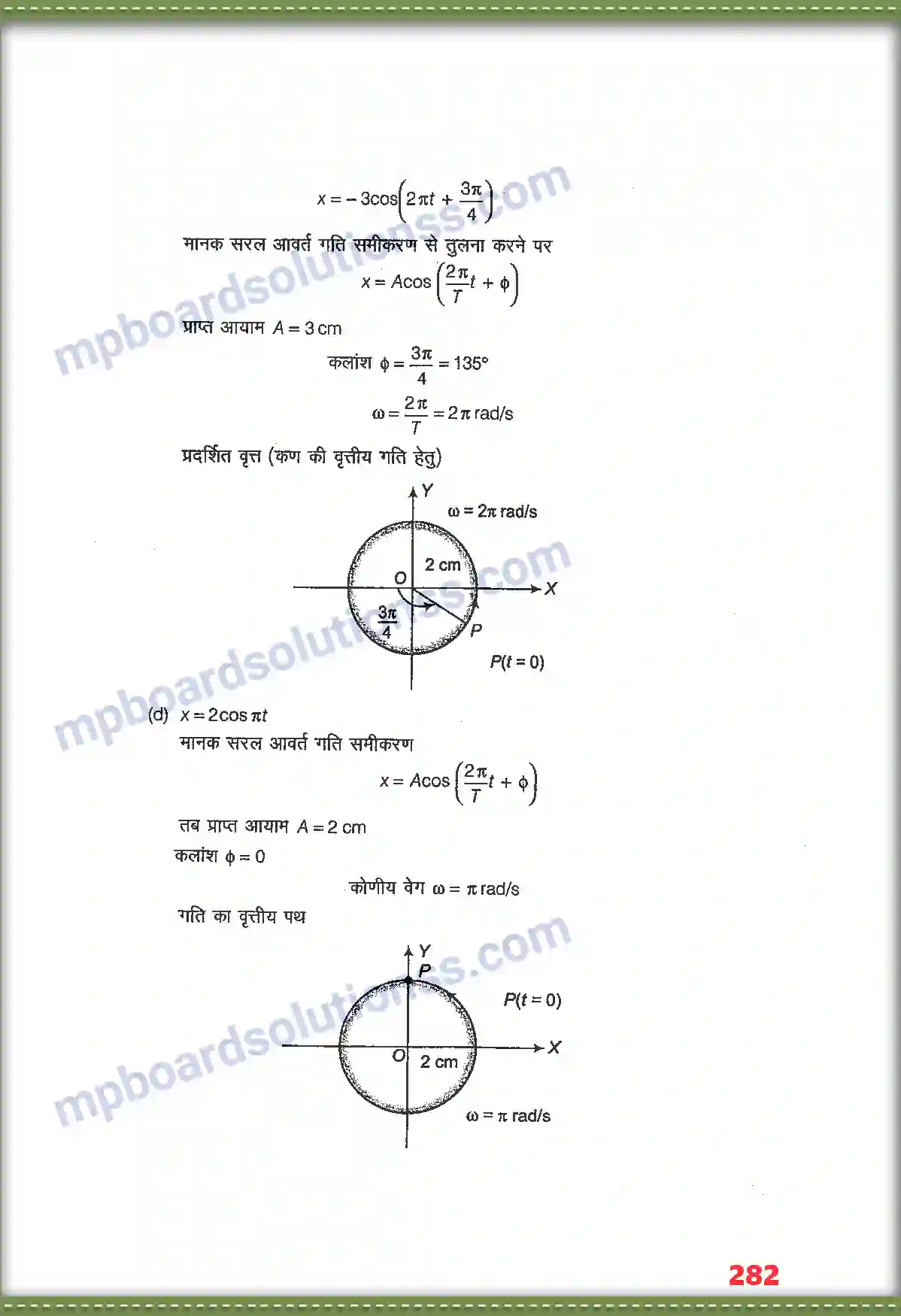 MP Board Book for Class 11 Physics दोलन Image 13