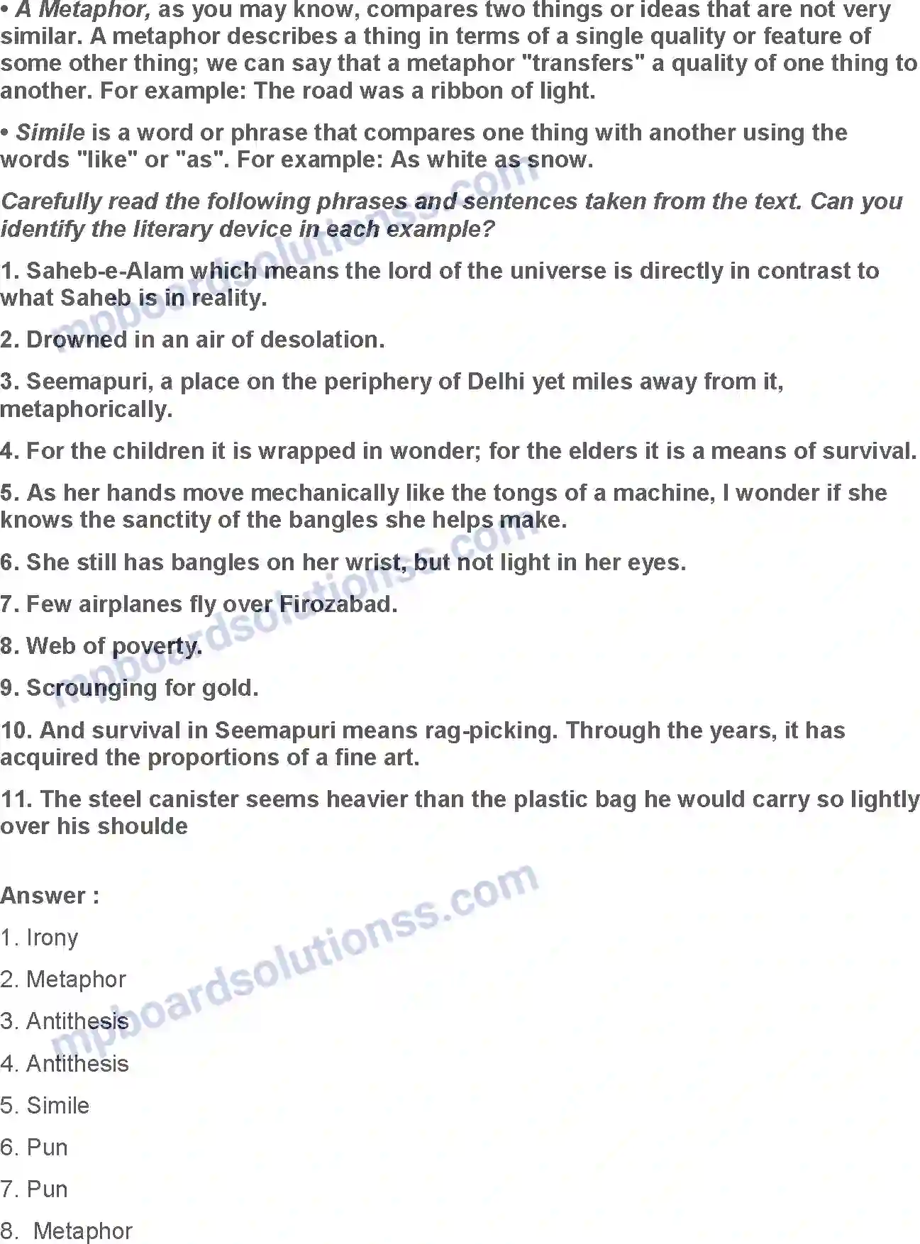 MP Board Book for Class 12 English Lost Spring Image 6