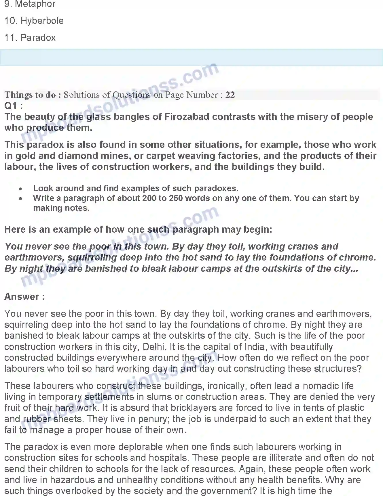 MP Board Book for Class 12 English Lost Spring Image 7