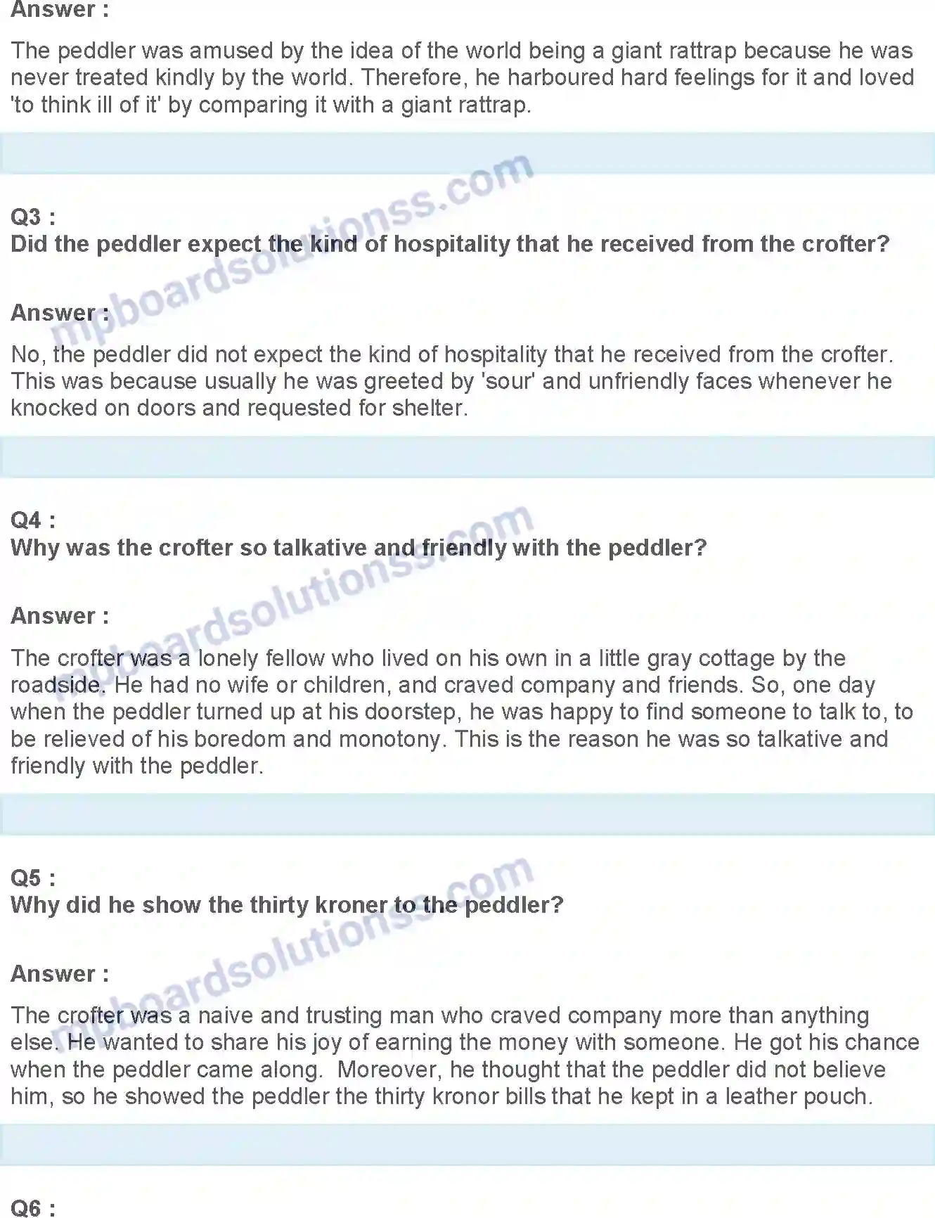 MP Board Book for Class 12 English The Rattrap Image 2