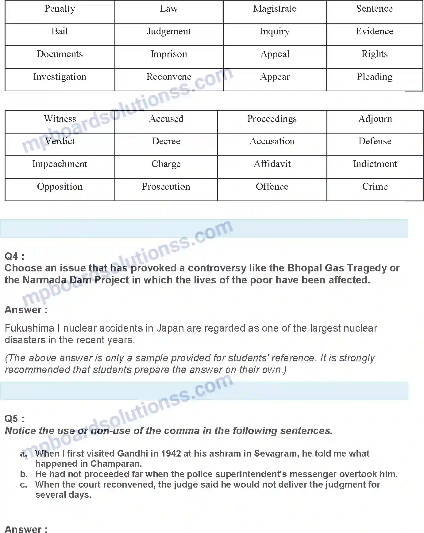MP Board Book for Class 12 English Indigo Image 8