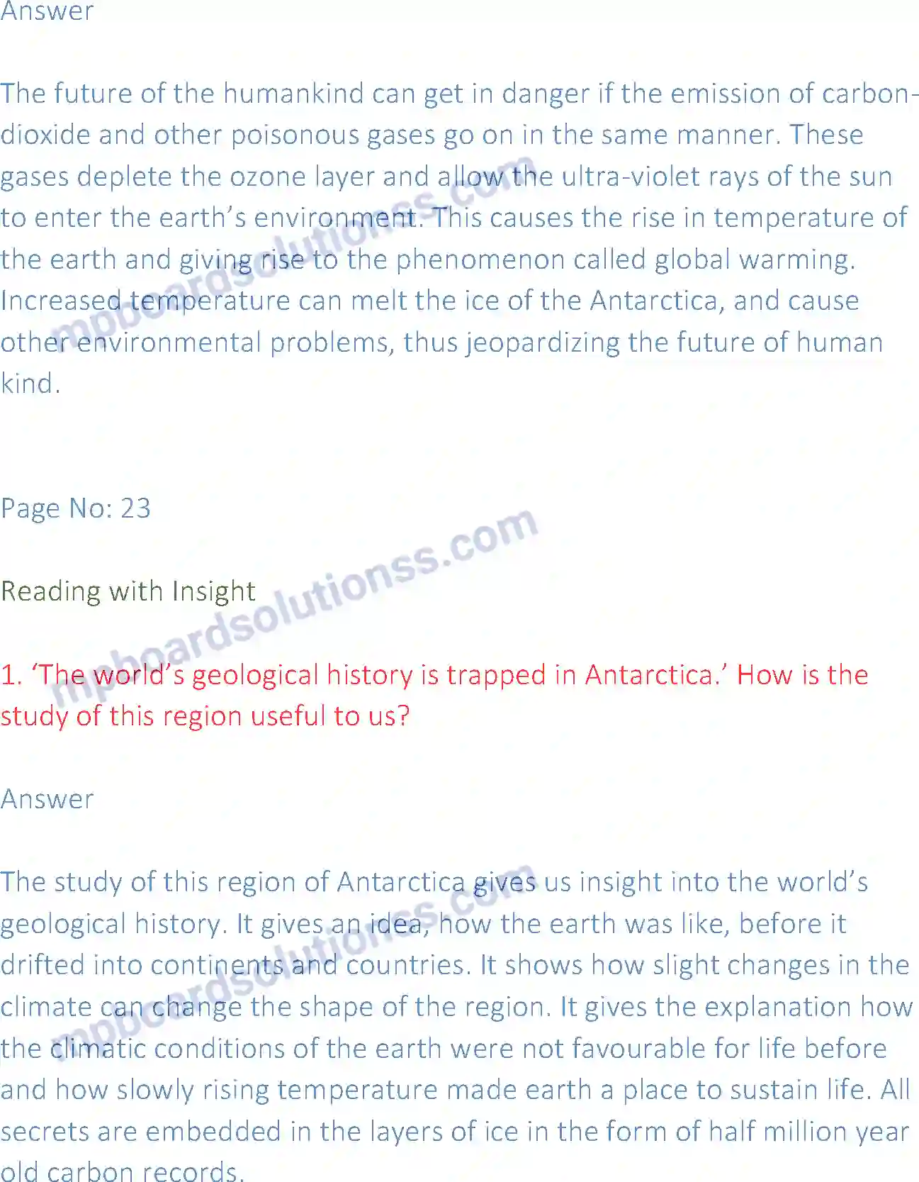 MP Board Book for Class 12 English Journey to the end of the Earth Image 2