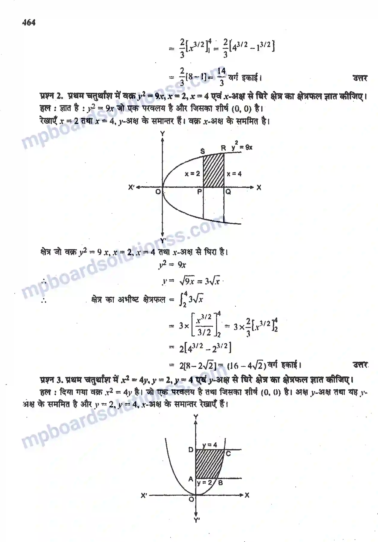 MP Board Book for Class 12 Maths समाकलनों के अनुप्रयोग Image 2