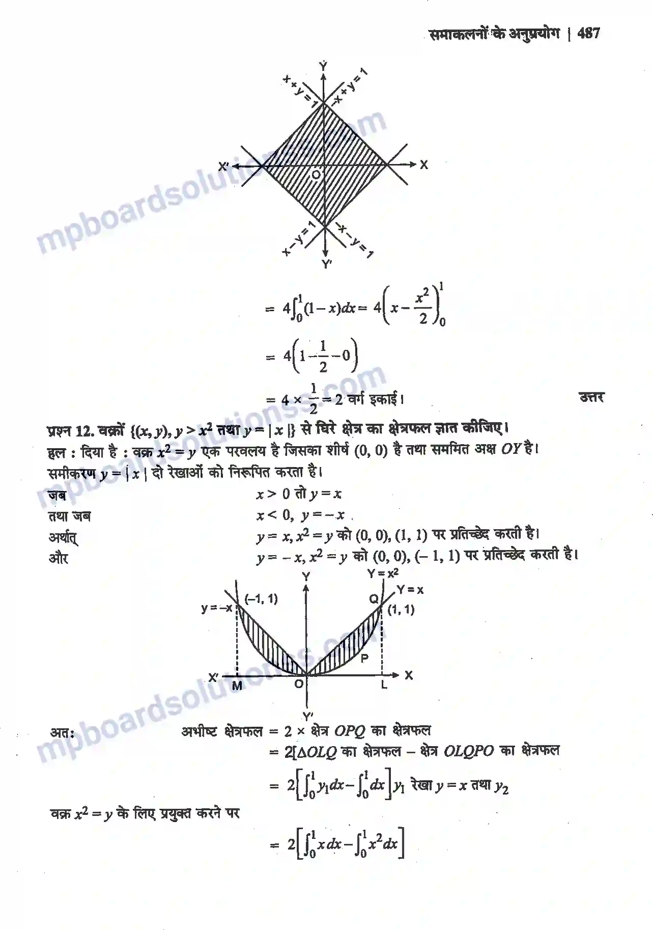 MP Board Book for Class 12 Maths समाकलनों के अनुप्रयोग Image 25