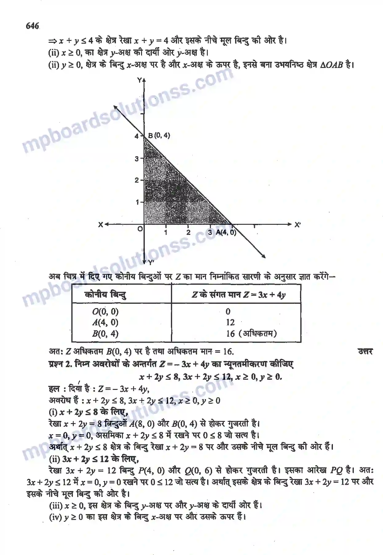 MP Board Book for Class 12 Maths रैखिक प्रोग्रामन Image 2