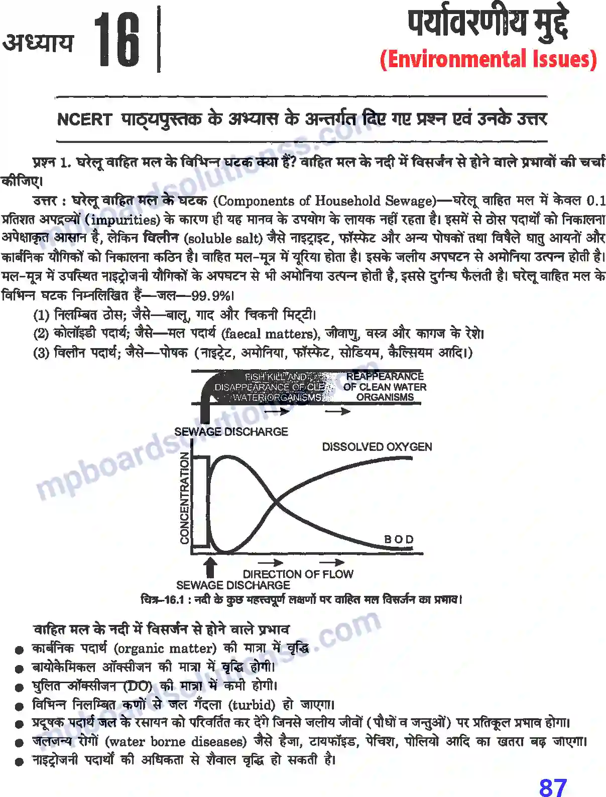 MP Board Book for Class 12 Biology पर्यावरणीय मुद्दे Image 1