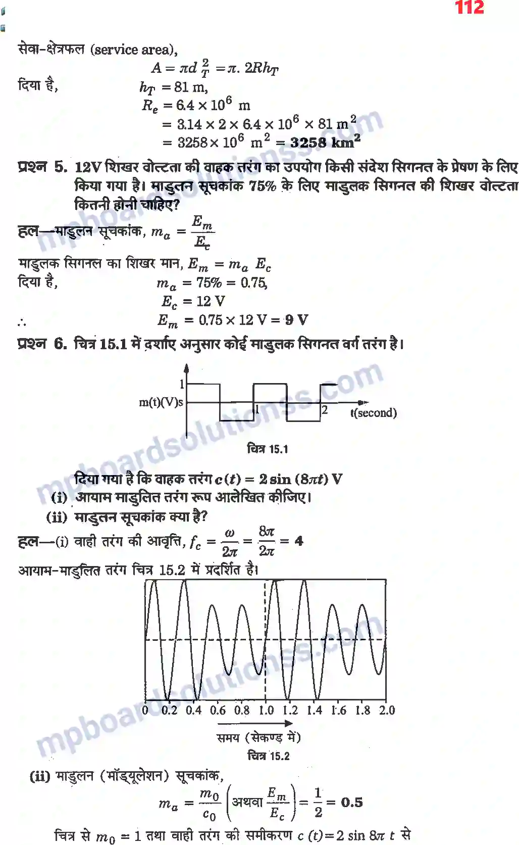 MP Board Book for Class 12 Physics संचार व्यवस्था Image 2
