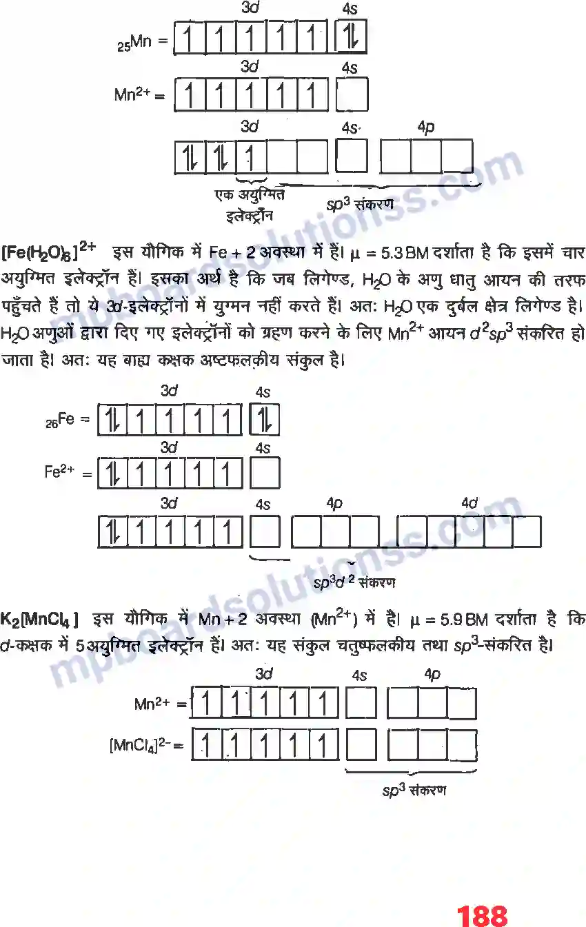 MP Board Book for Class 12 Chemistry d & f ब्लाक के तत्व Image 21