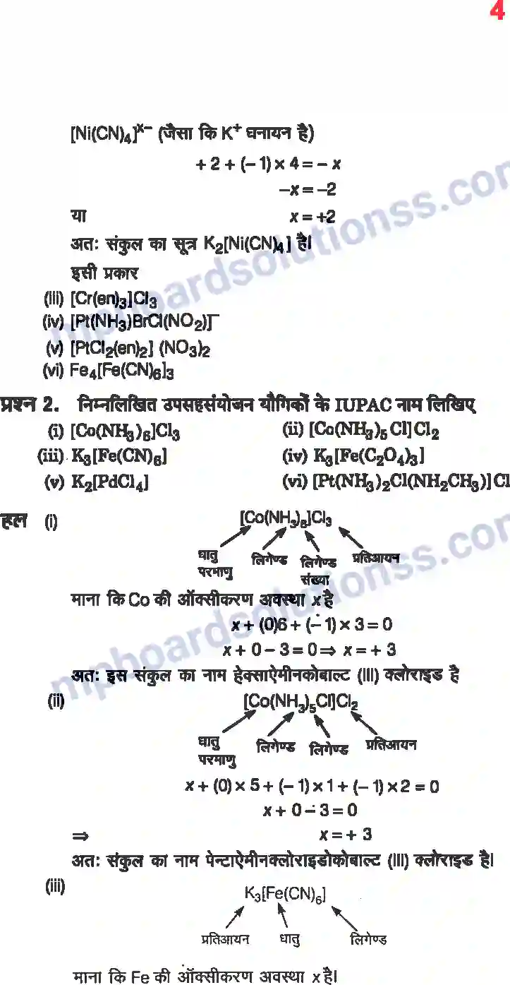 MP Board Book for Class 12 Chemistry उपसहसंयोजक यौगिक Image 2