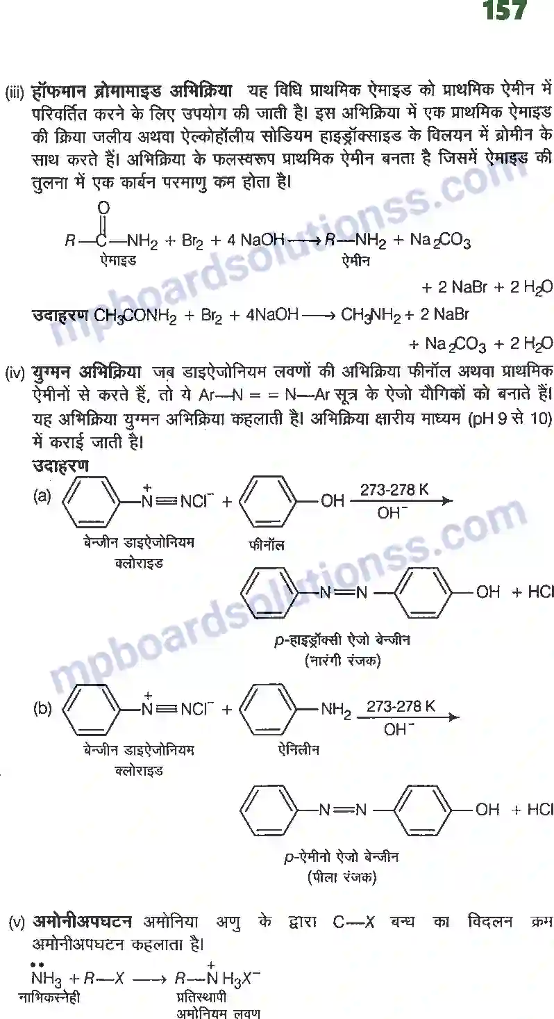 MP Board Book for Class 12 Chemistry ऐमीन Image 15