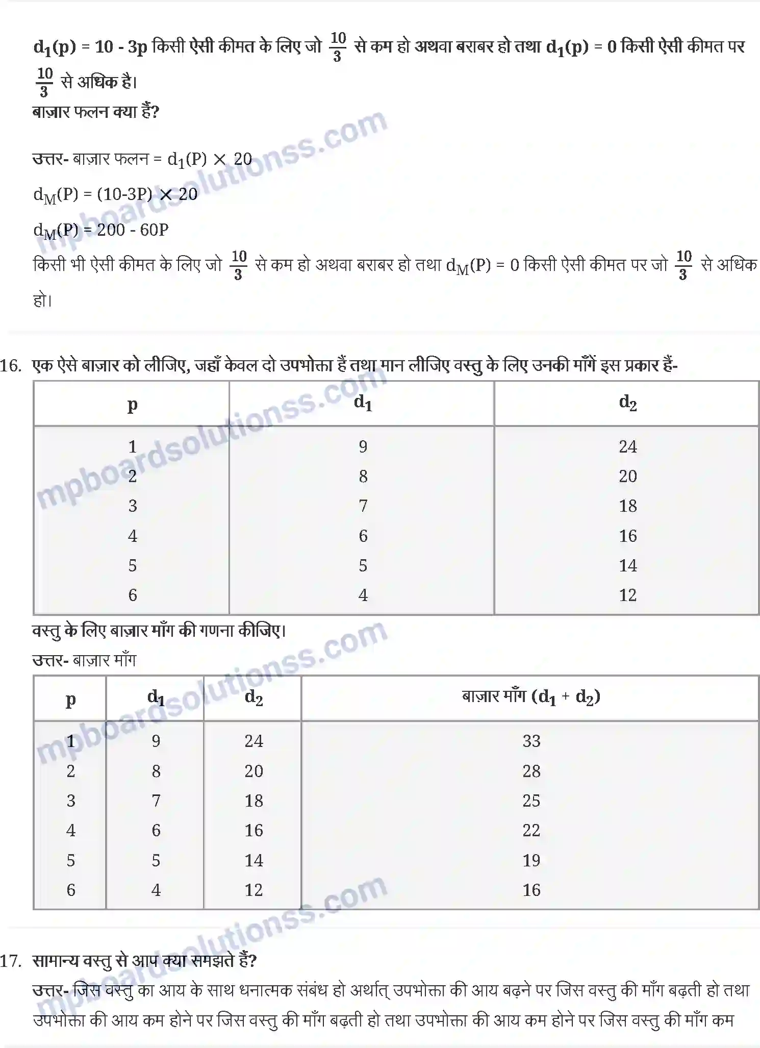 MP Board Book for Class 12 Economics उपभोक्ता के व्यवहार का सिद्धान्त Image 5