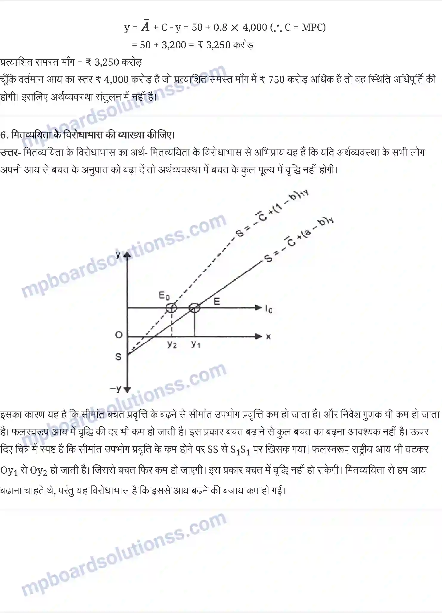MP Board Book for Class 12 Economics आय निर्धारण Image 4