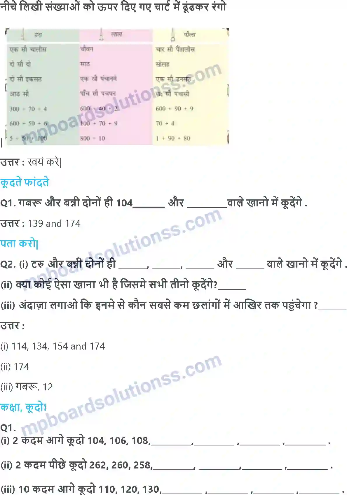 MP Board Book for Class 3 Maths संख्याओं की उछल-कूद Image 6