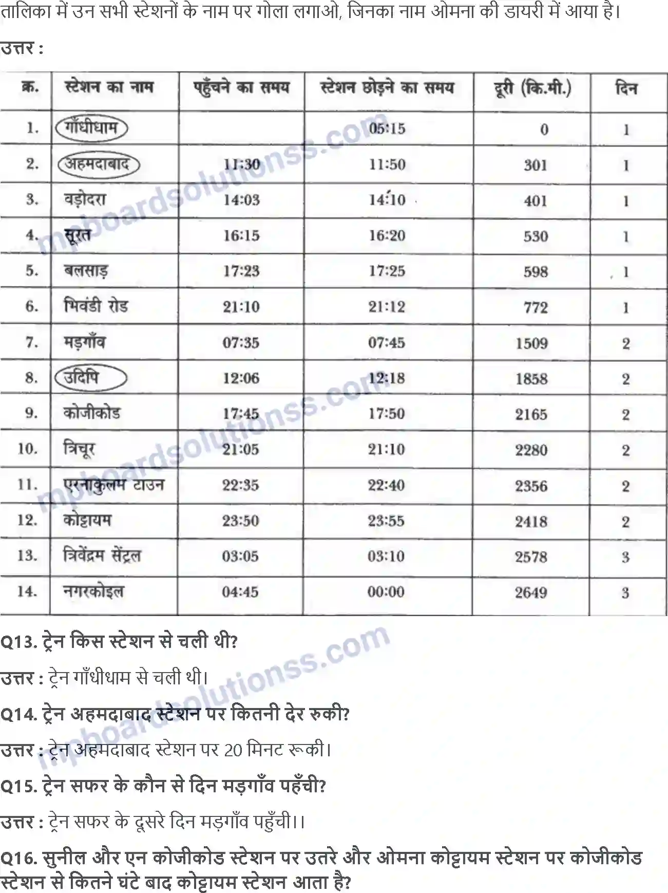 MP Board Book for Class 4 EVS नानी के घर तक Image 4