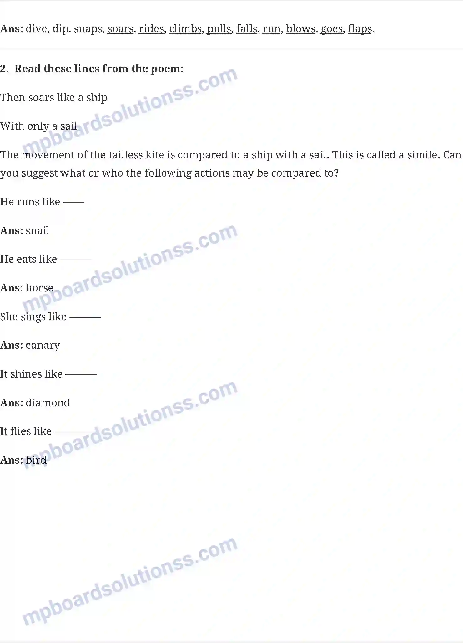 MP Board Book for Class 6 English How the Dog Found Himself a Master Image 8