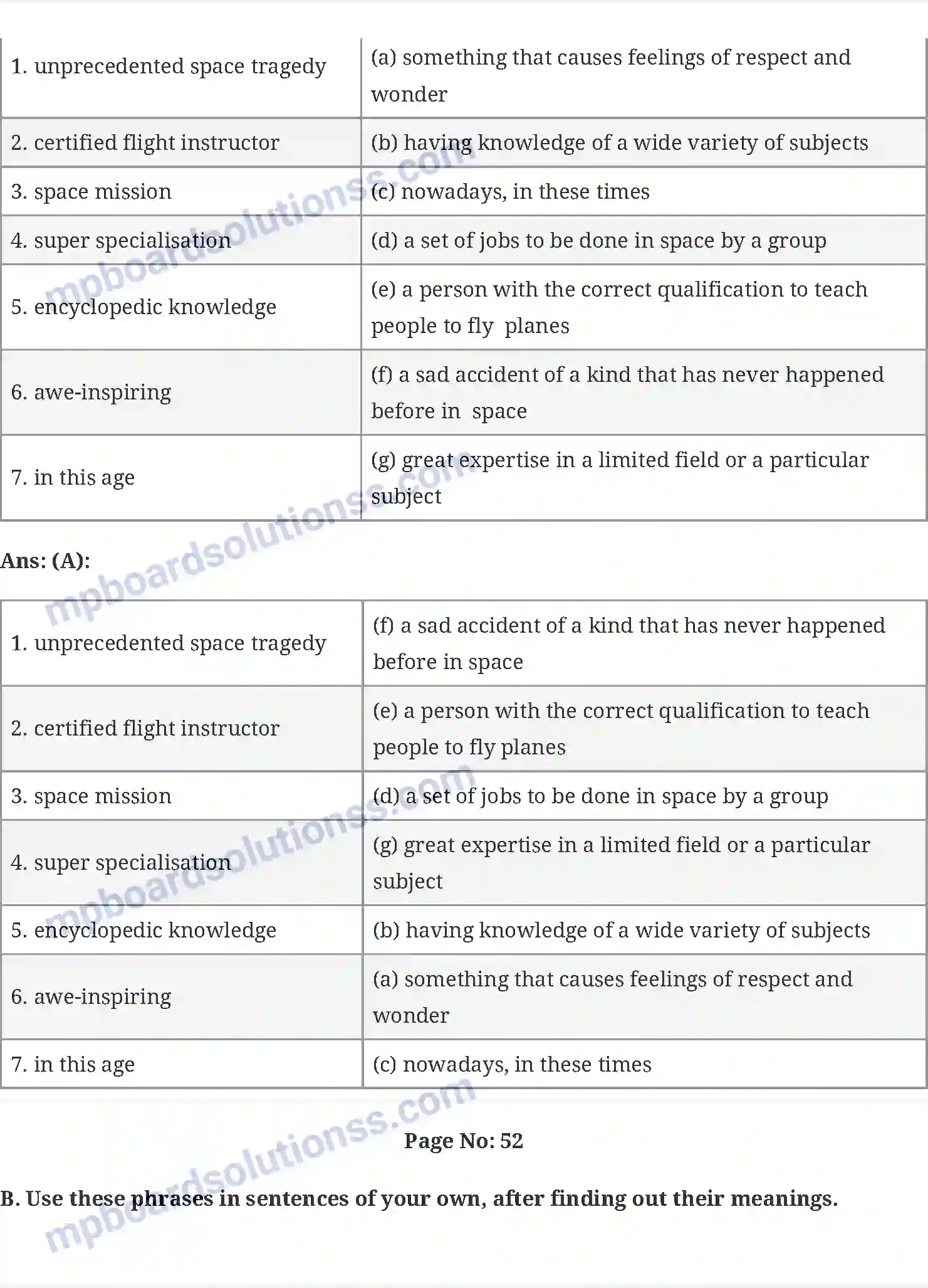 MP Board Book for Class 6 English An Indian American Women in Space Image 3
