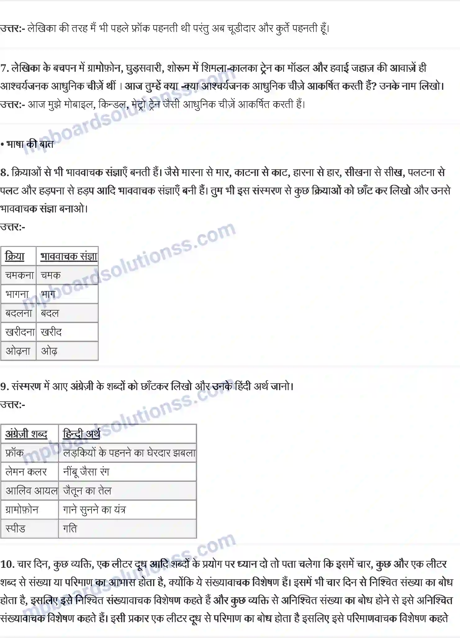 MP Board Book for Class 6 Hindi बचपन Image 2