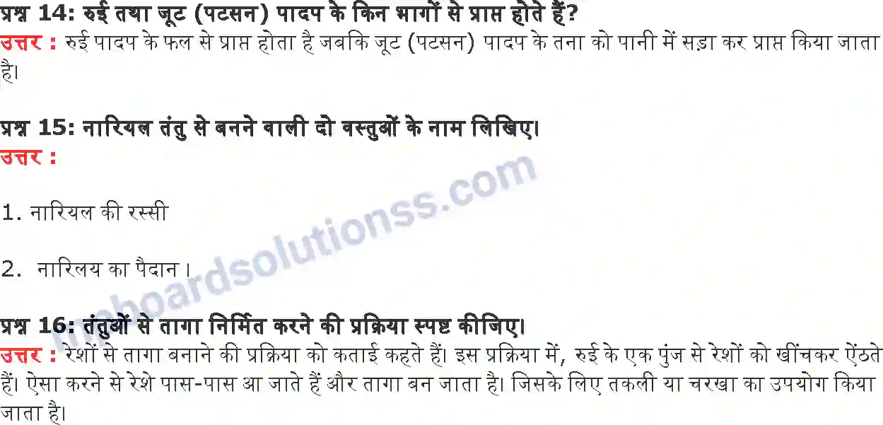 MP Board Book for Class 6 Science तंतु से वस्त्र तक Image 2