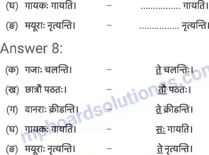 MP Board Book for Class 6 Sanskrit शब्द परिचयः 1 Image 11