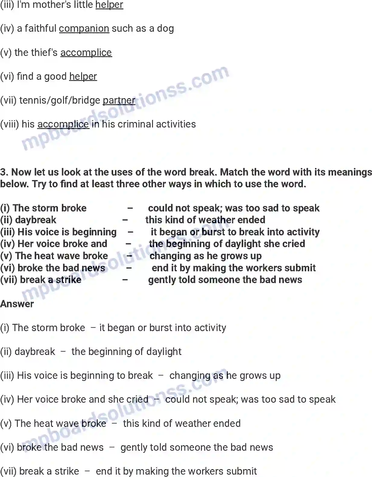 MP Board Book for Class 7 English Expert Detectives Image 4