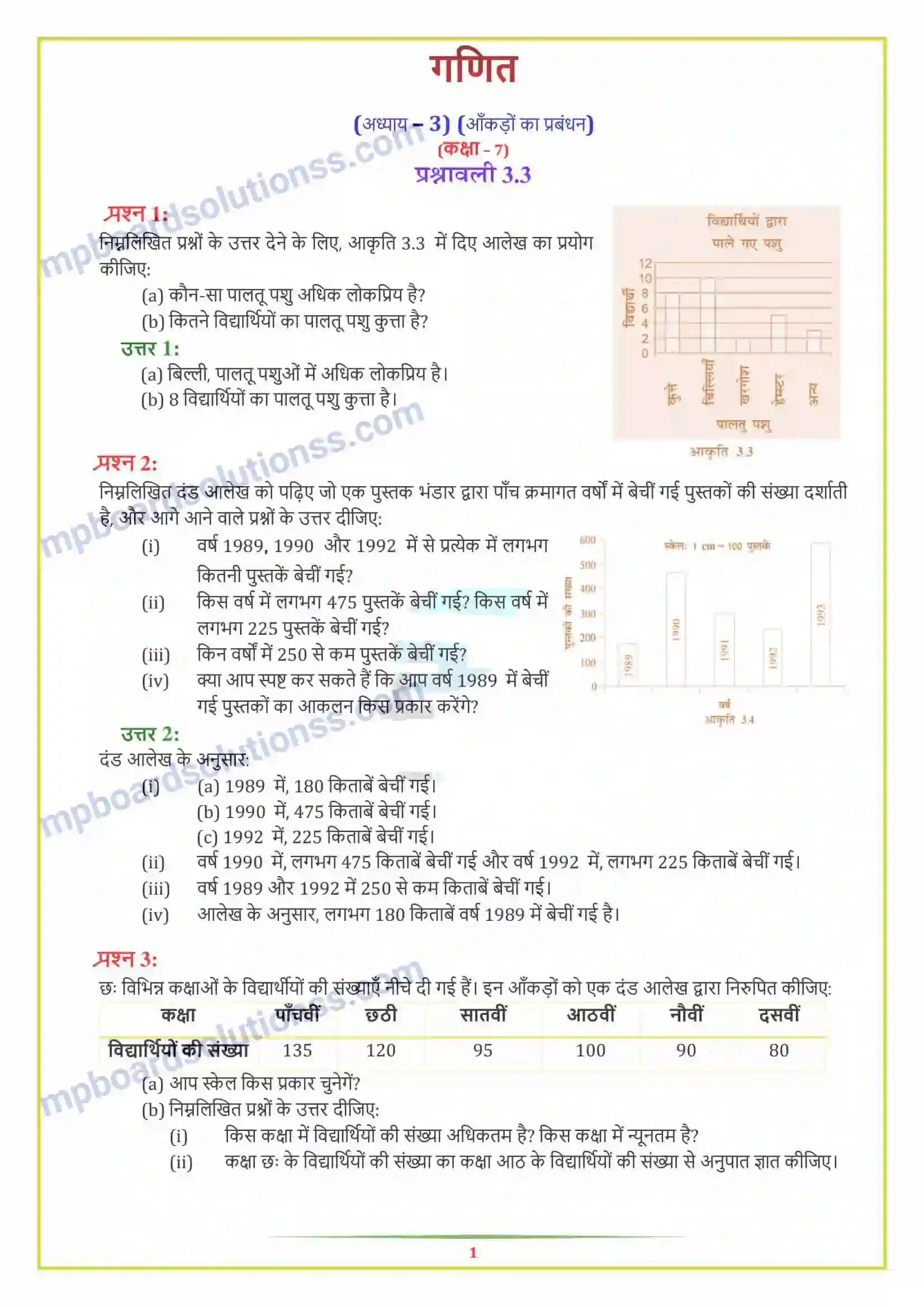 MP Board Book for Class 7 Maths आंकड़ों का प्रबंधन Image 8