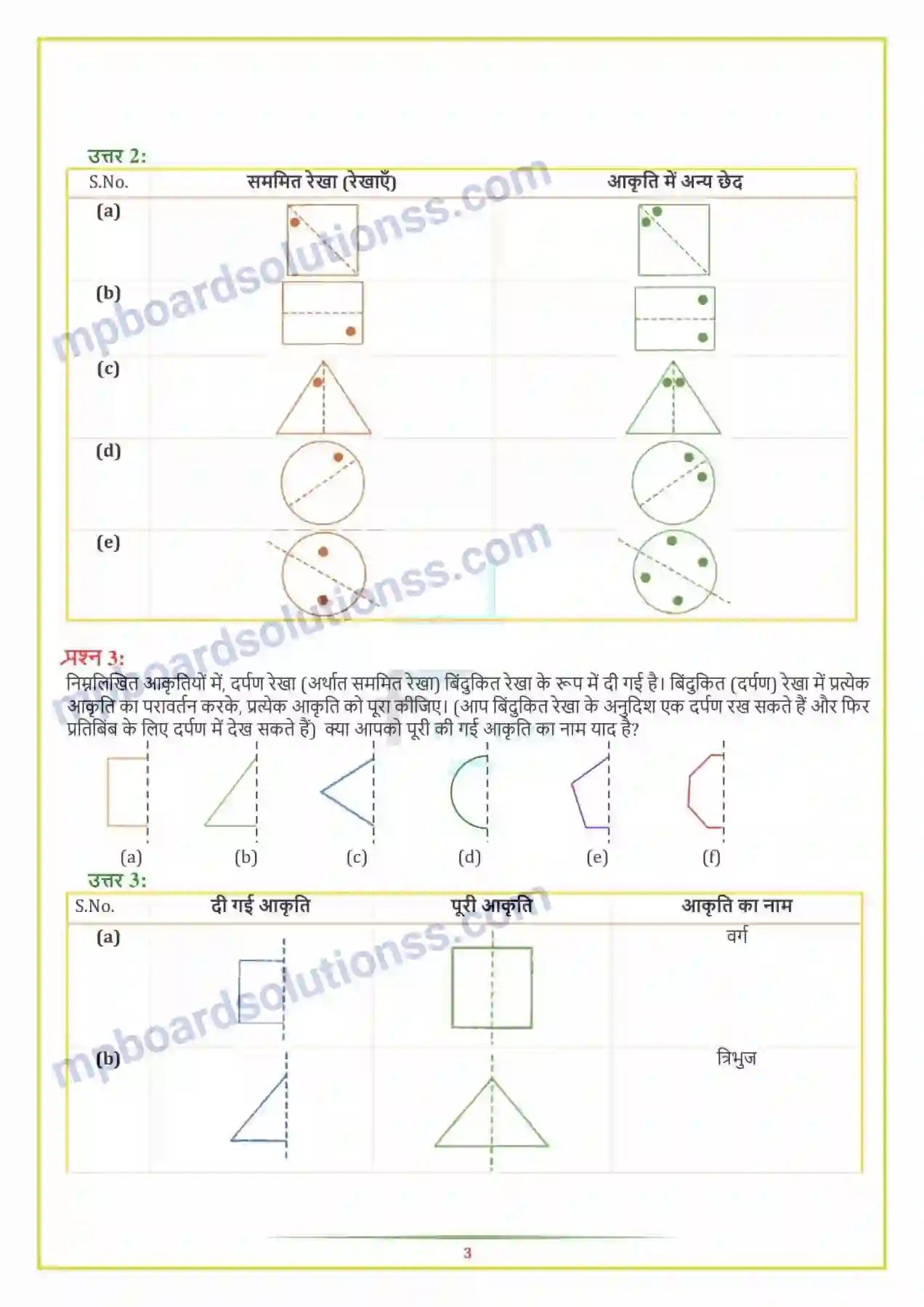 MP Board Book for Class 7 Maths सममिति Image 3