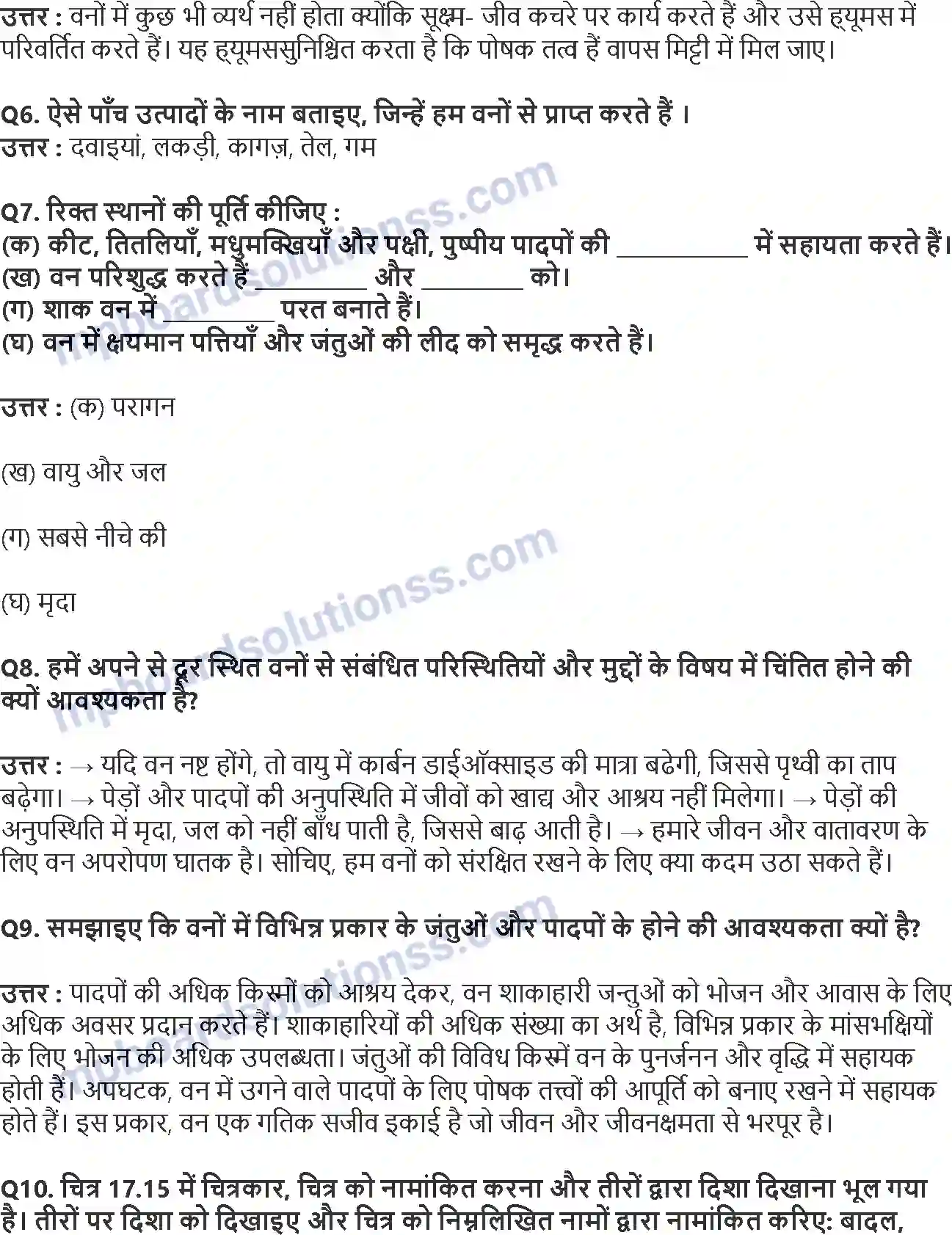 MP Board Book for Class 7 Science वन हमारी जीवन रेखा Image 2