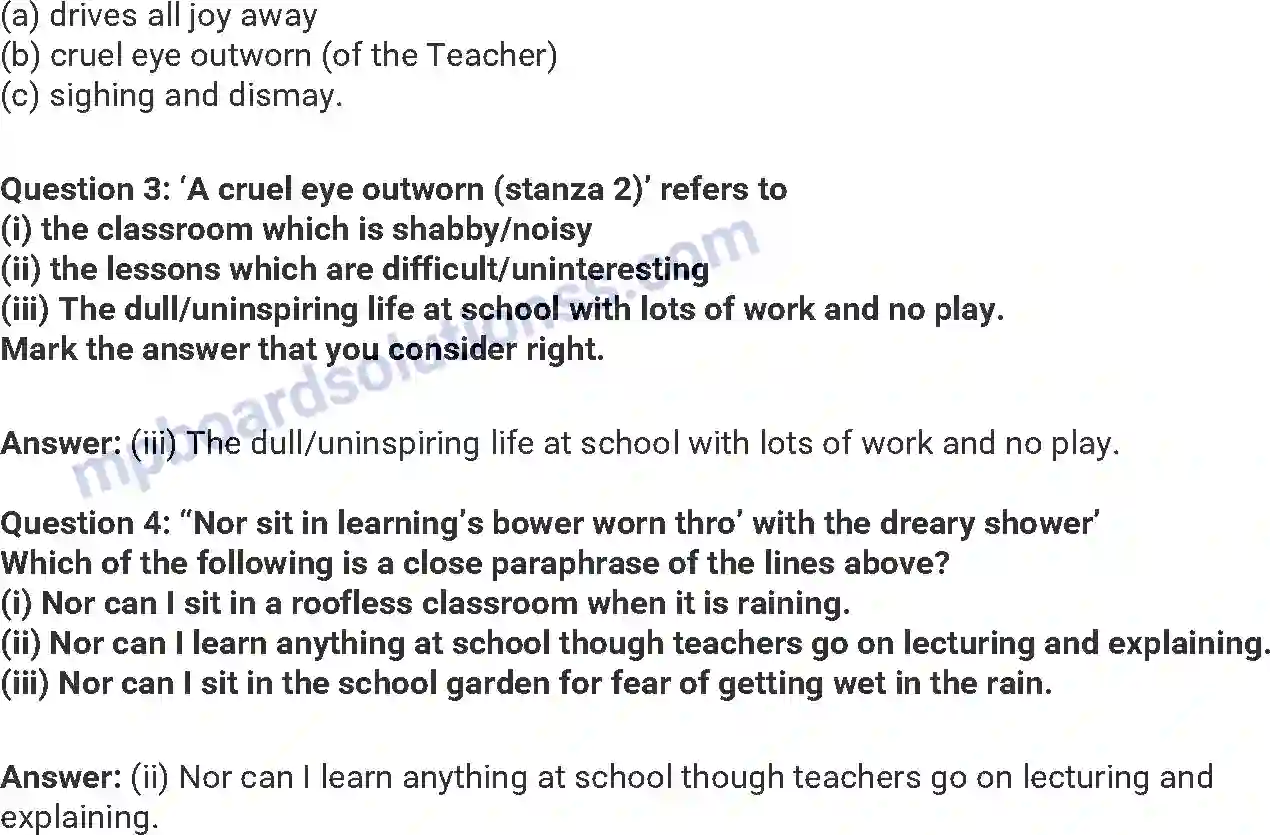 MP Board Book for Class 8 English The Summit Within Image 6