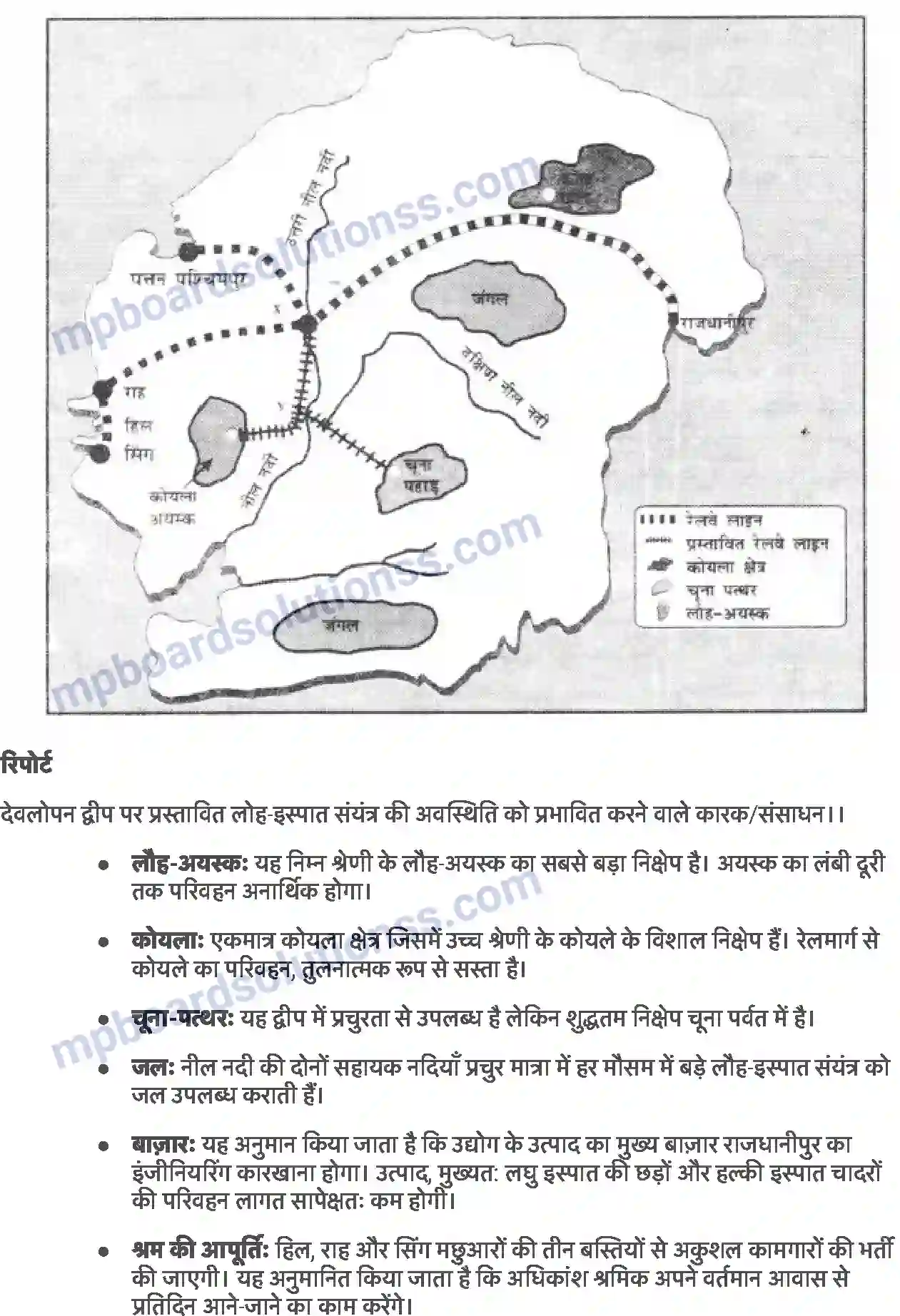 MP Board Book for Class 8 Geography उद्योग Image 5