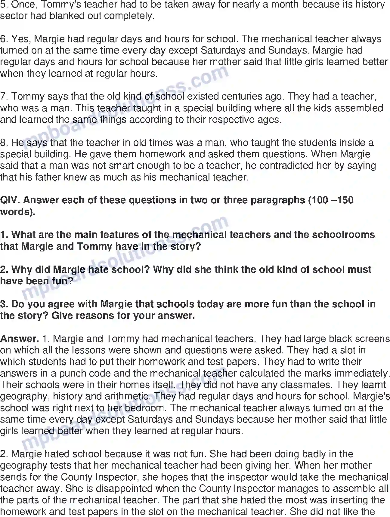 MP Board Book for Class 9 English The Fun They Had Image 3