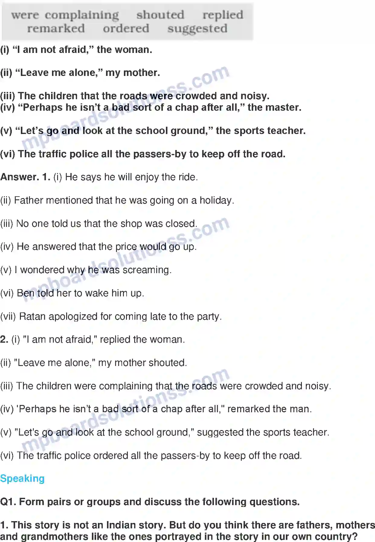 MP Board Book for Class 9 English The Little Girl Image 5