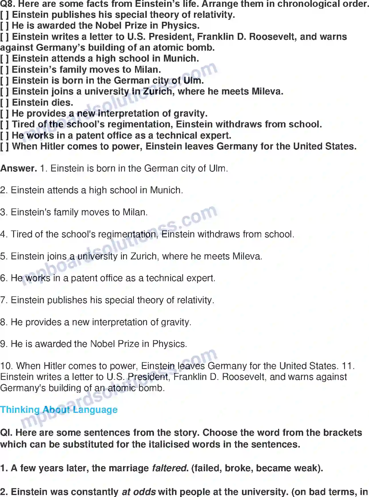 MP Board Book for Class 9 English A Truly Beautiful Mind Image 3