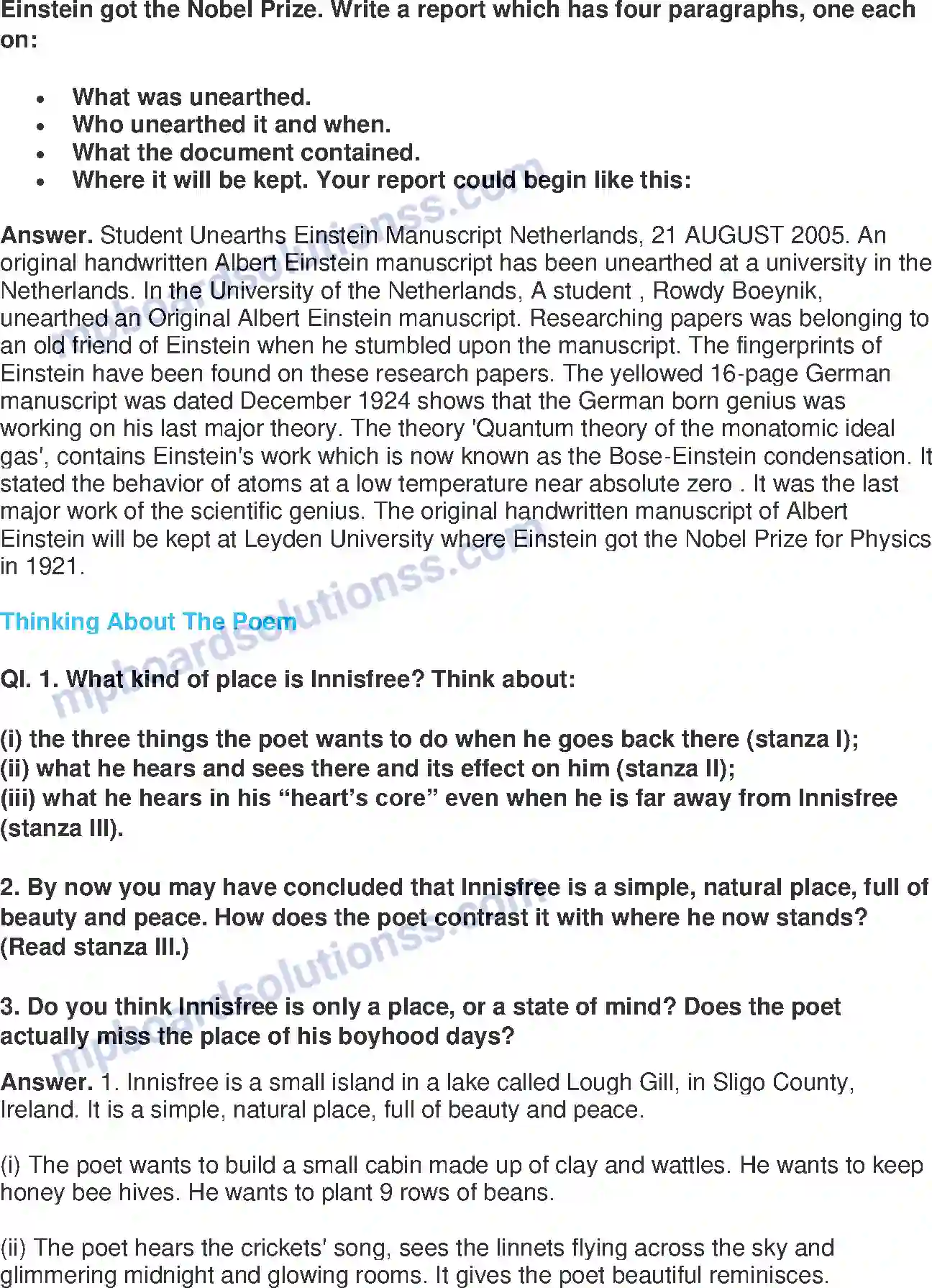 MP Board Book for Class 9 English A Truly Beautiful Mind Image 6
