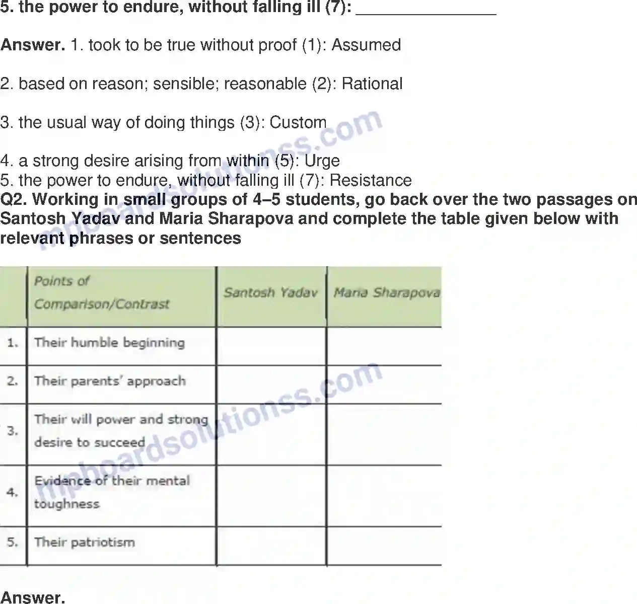 MP Board Book for Class 9 English Reach For The Top Image 5