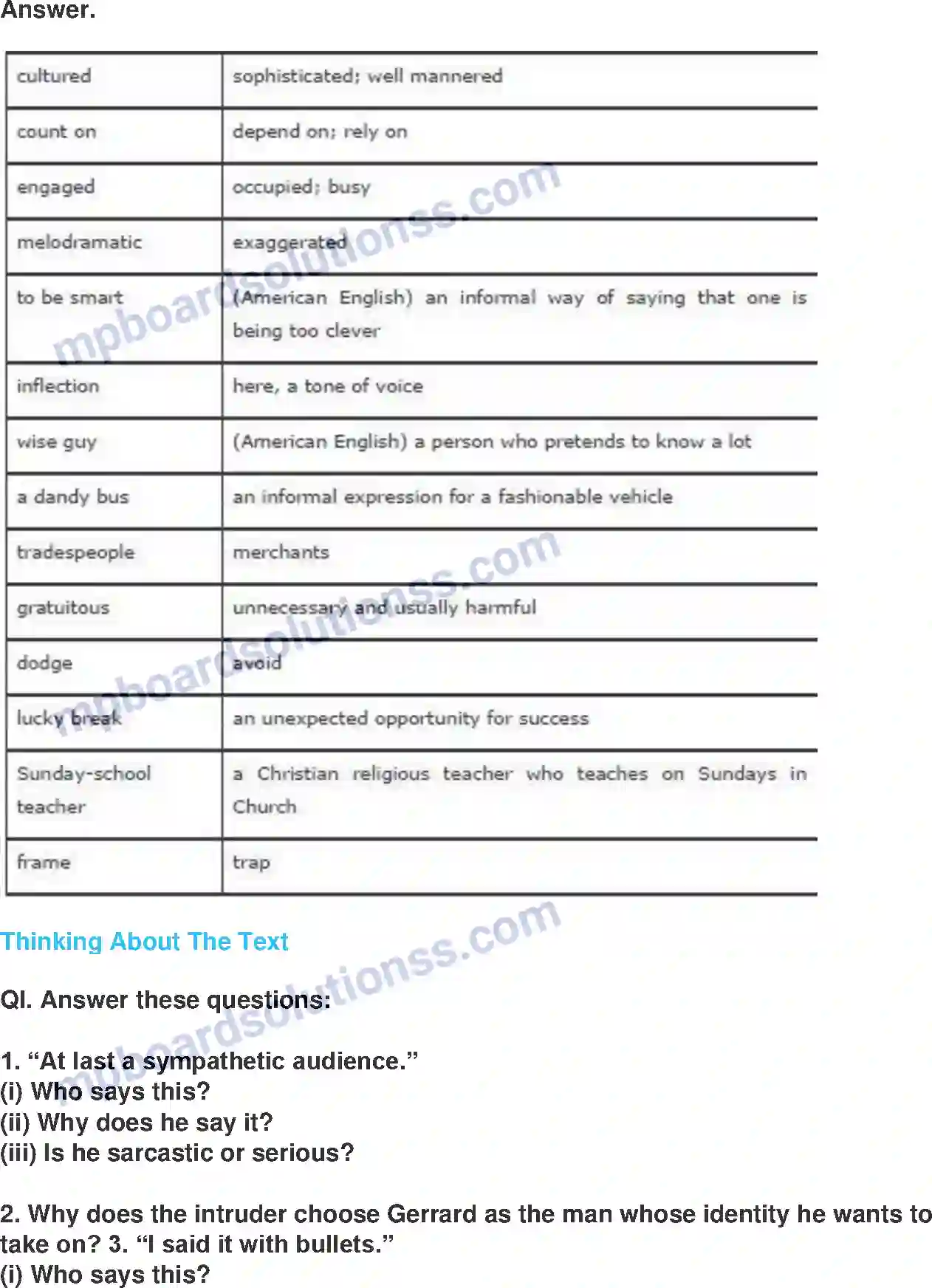 MP Board Book for Class 9 English If I Were You Image 2