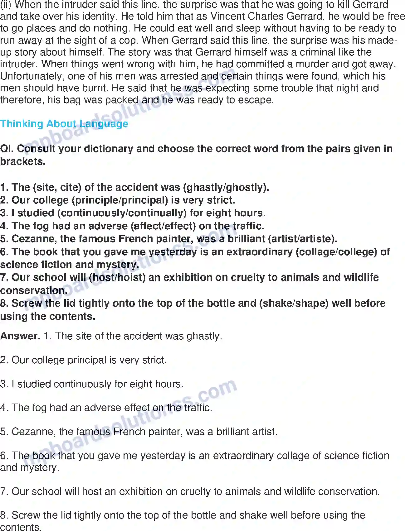 MP Board Book for Class 9 English If I Were You Image 5
