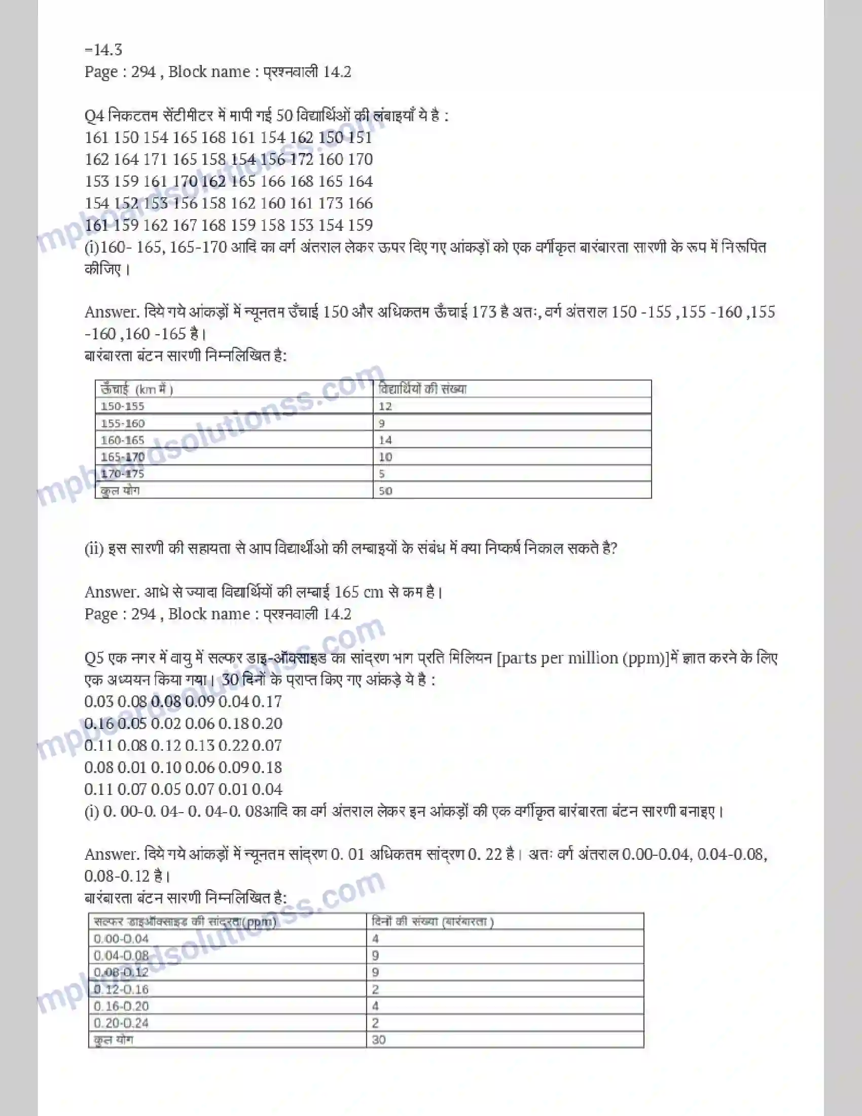 MP Board Book for Class 9 Maths सांख्यिकी Image 3