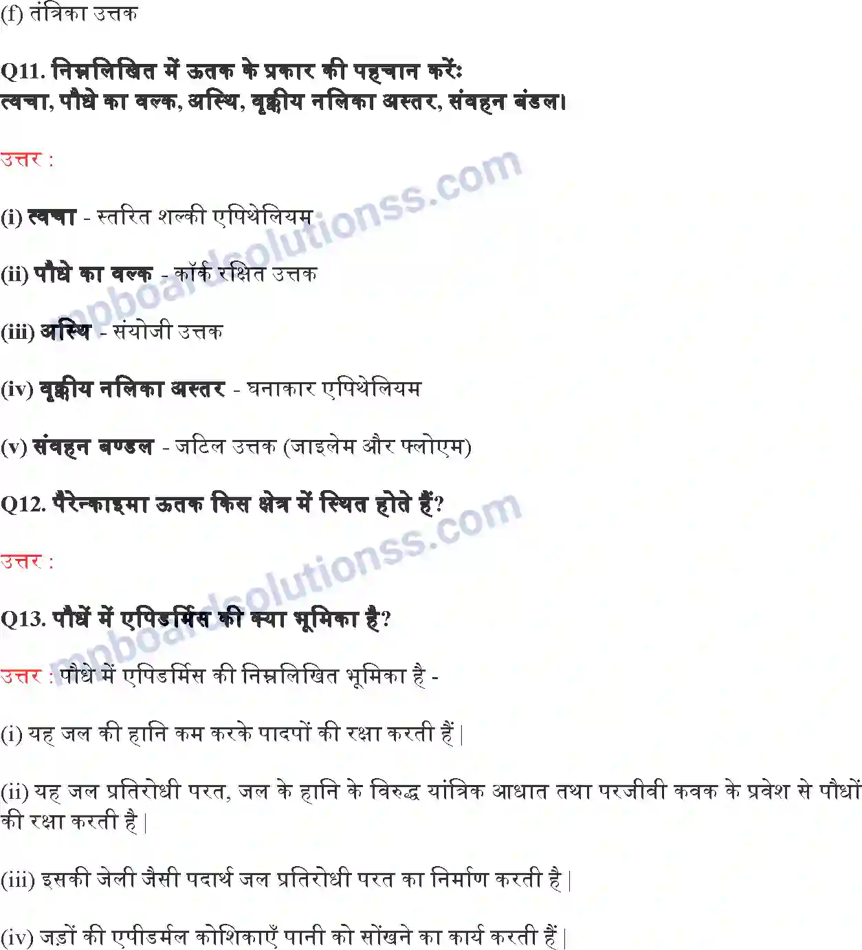 MP Board Book for Class 9 Science ऊतक Image 10