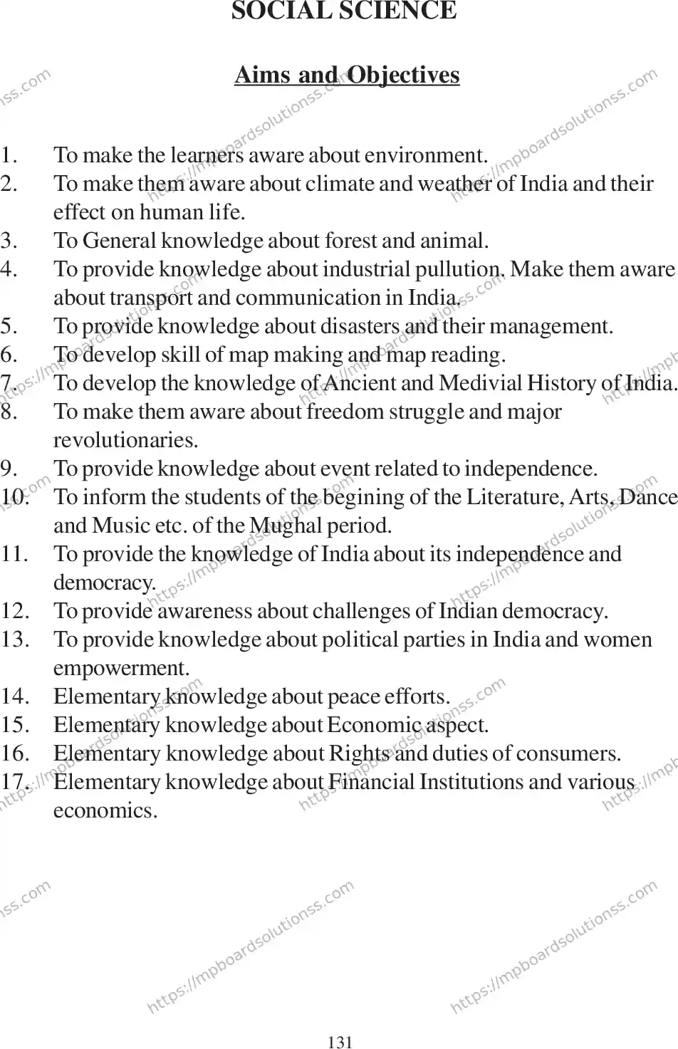 MP Board Class 10 Social Science 2020-21 Syllabus Image 2
