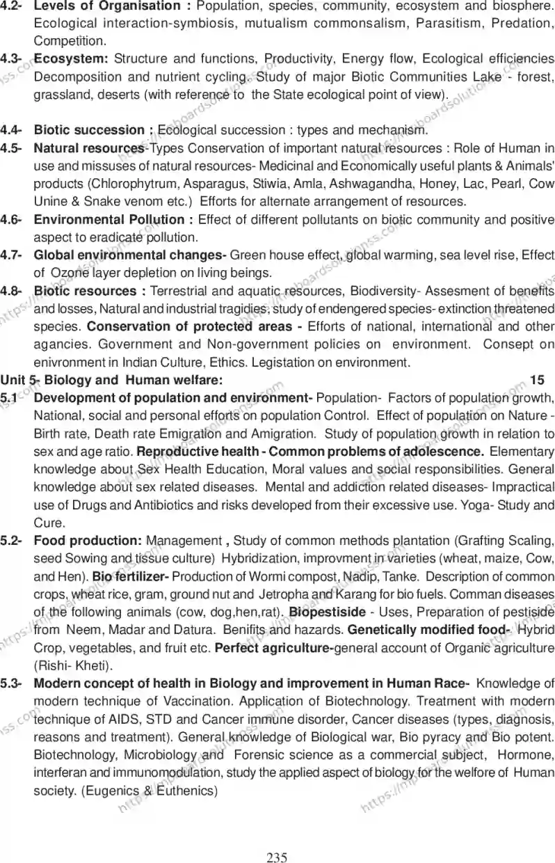 MP Board Class 12 Biology 2020-21 Syllabus Image 11
