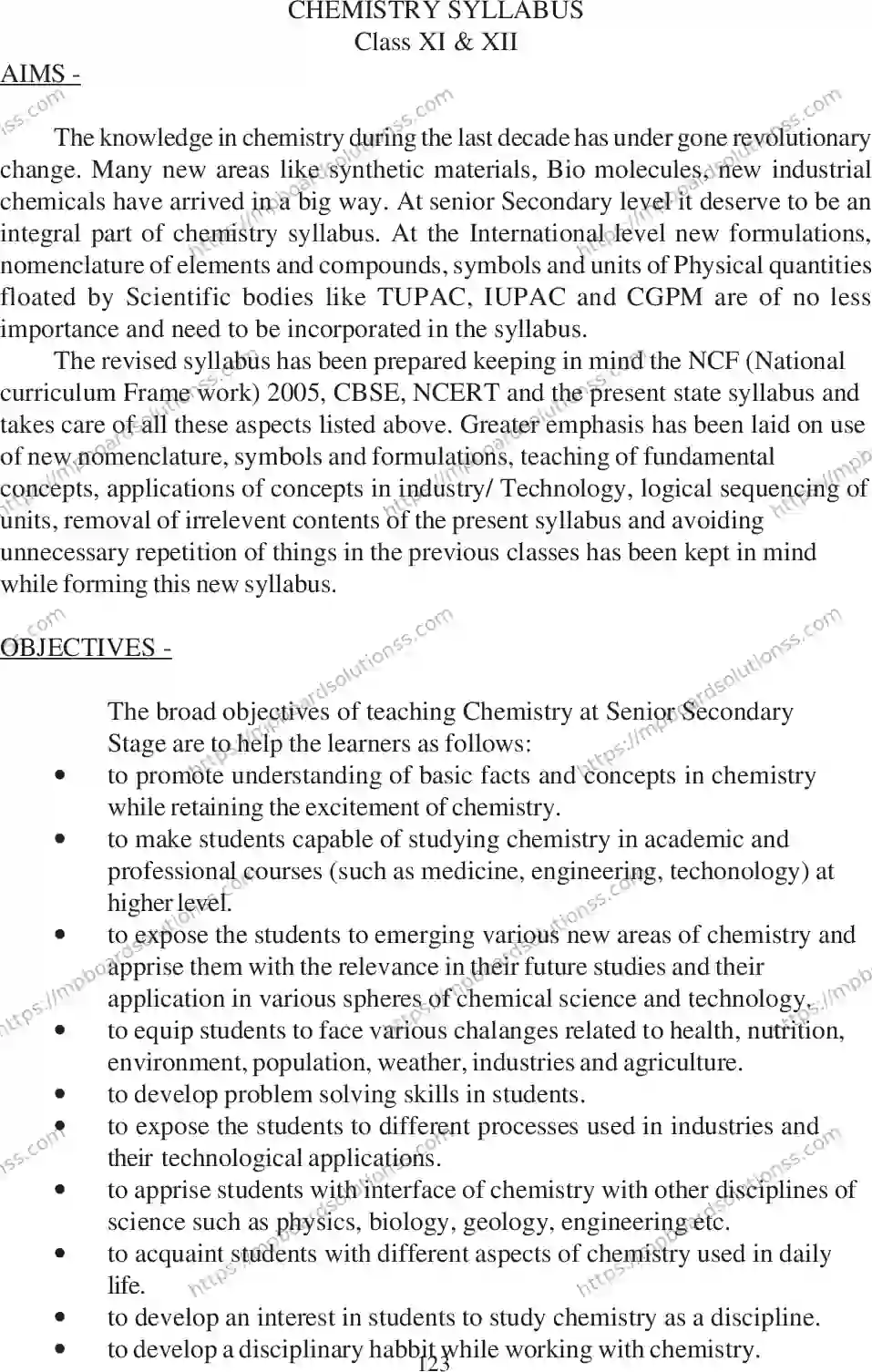 MP Board Class 12 Chemistry 2020-21 Syllabus Image 2
